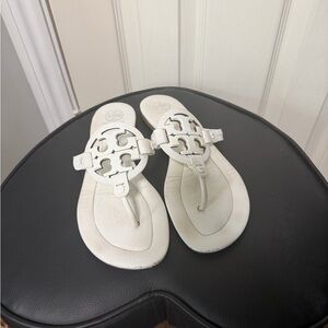 Tory Burch White Sandals